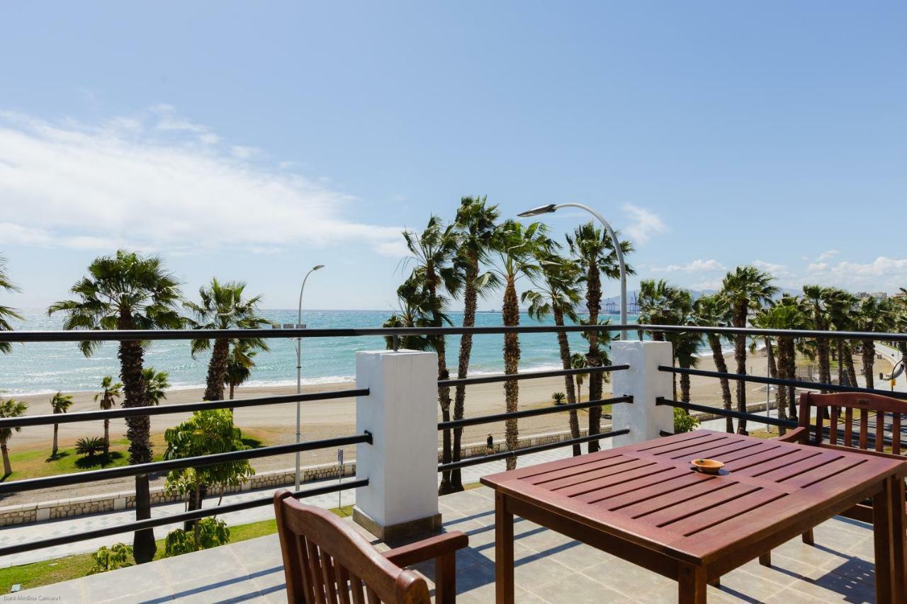 Loft Con Gran Terraza En Primera Linea De Playa Málaga Exterior foto